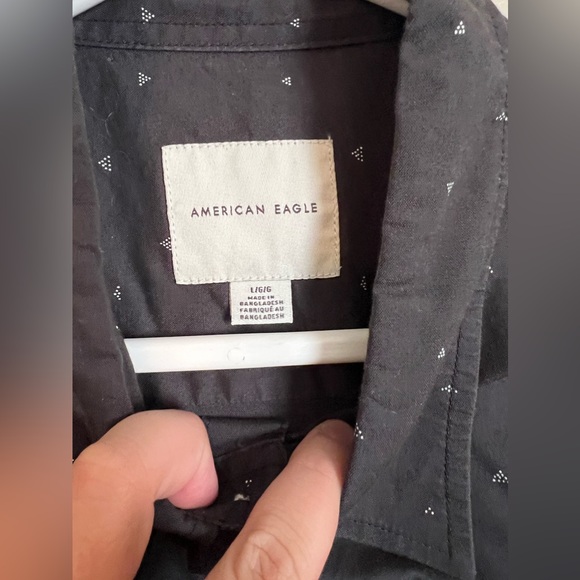 New Without Tag | American Eagle Men’s Short Sleeve Button Down - Picture 2 of 4